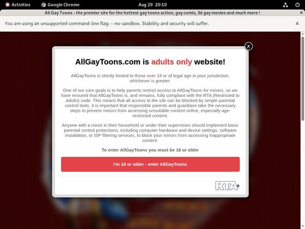 All Gay Toons Passcode