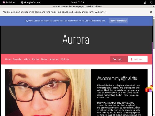 AuroraJaymes User Pass