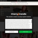 Cherry Candle Scene