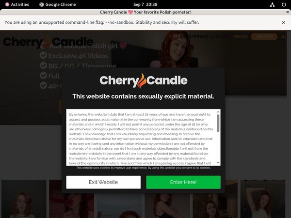 Cherrycandle Member Access