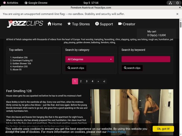 Com Yezzclips Password