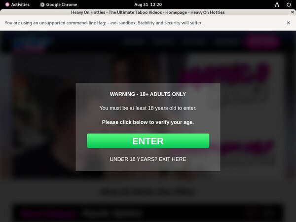 Create Heavyonhotties.com Account