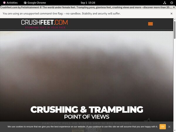 Crushfeet.com Porn Login