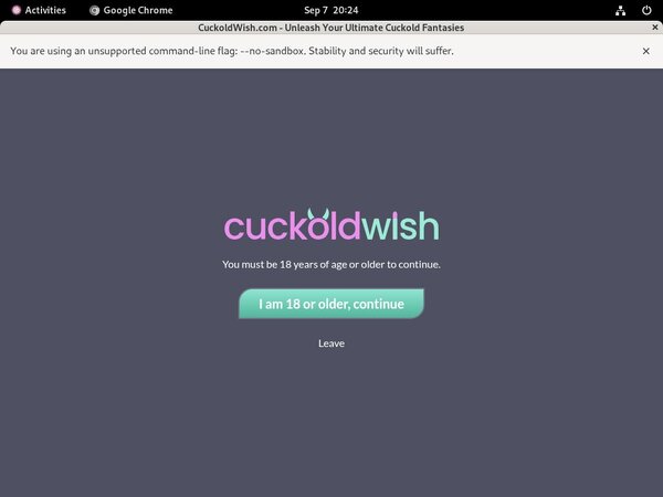 Cuckoldwish Trial Sign Up