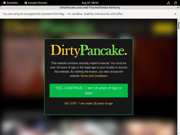 Dirty Pancake Get An Account