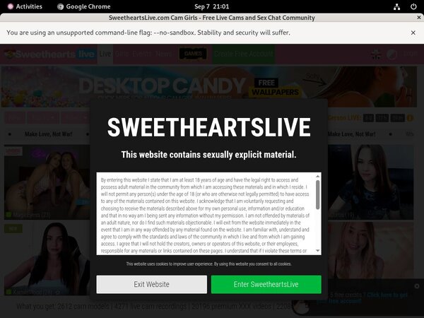 Discount Offer Sweethearts Live