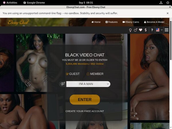 Ebonychat.com Discount Logins