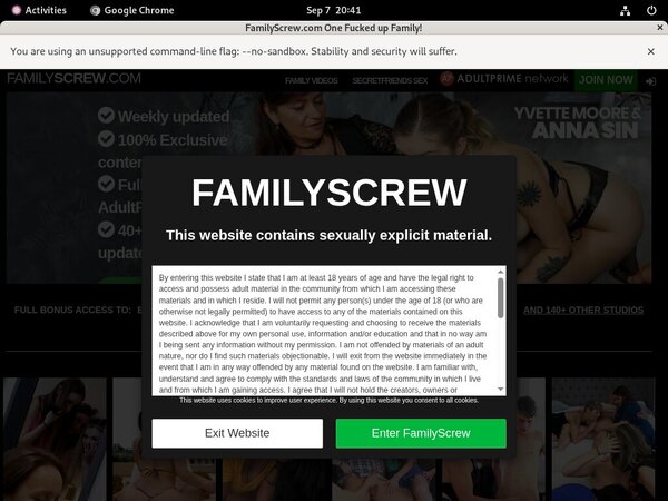 Familyscrew With Pay Safe Card