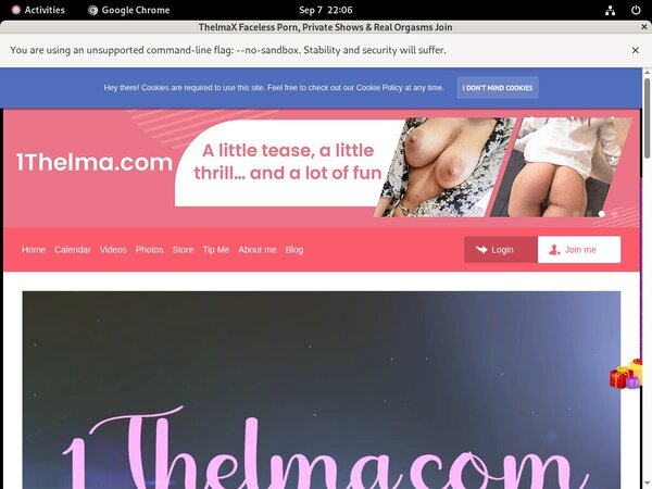 Free 1thelma.com Trial Memberships