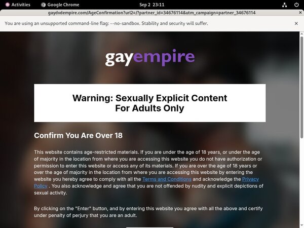 Free Gay Empire Trial