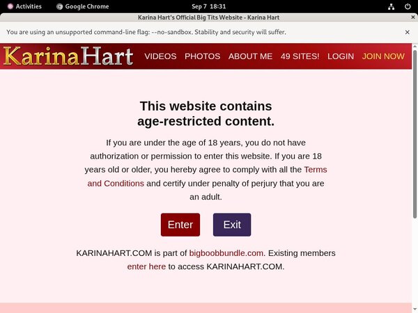 Free Karina Hart Username And Password