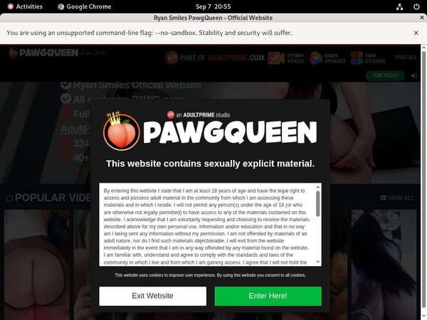 Free Password To Pawgqueen.com