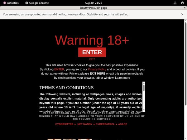 Free Smutty Pass Code