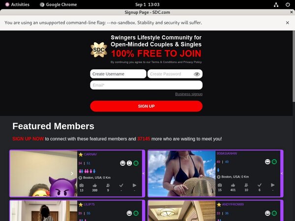 Free Swingers Date Club Accounts Premium