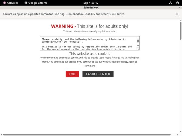 Free User For Submissive X