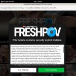 Fresh POV Website Accounts