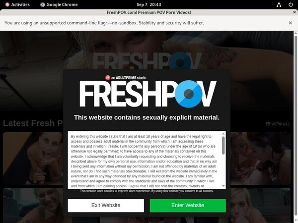 Fresh POV Website Accounts