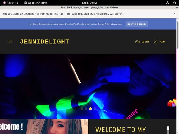 Jennidelight4u.modelcentro.com Account