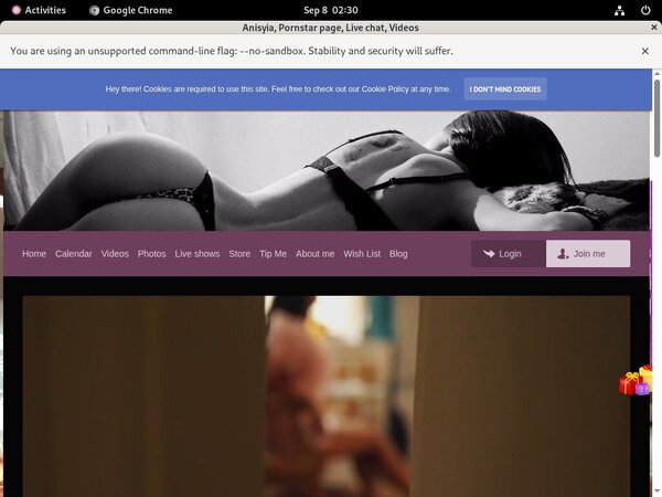 Join Anisyia.xxx Gift Card