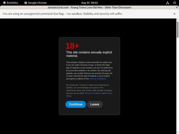 Jurassiccock Password Site