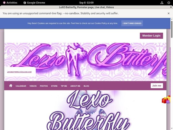 LeXO Butterfly Signup
