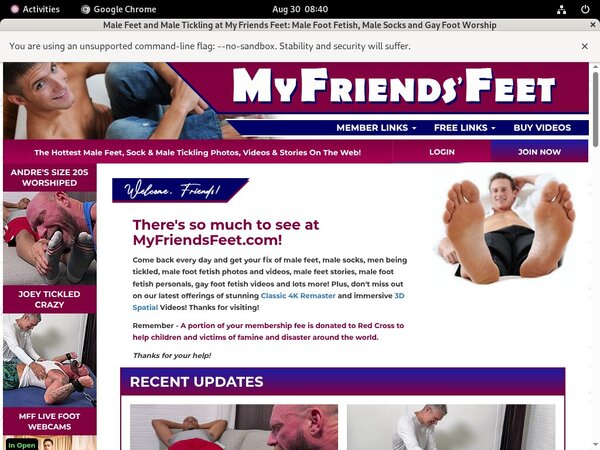 Myfriendsfeet.com Discount Pass