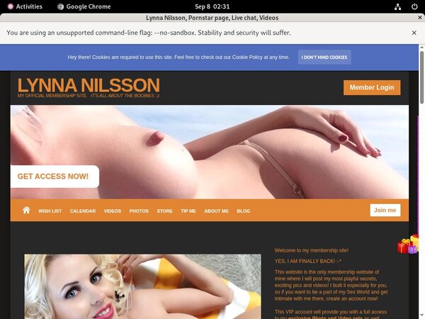 Nilsson Lynna Free Membership