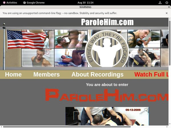 Parole Him Trial Membership $1