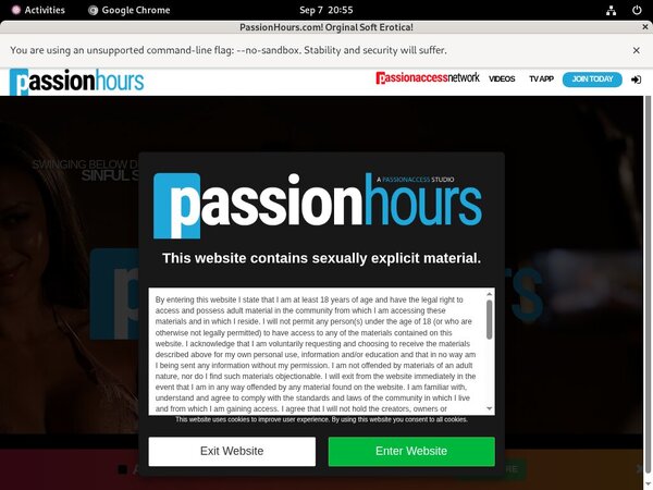 Passion Hours Paysite