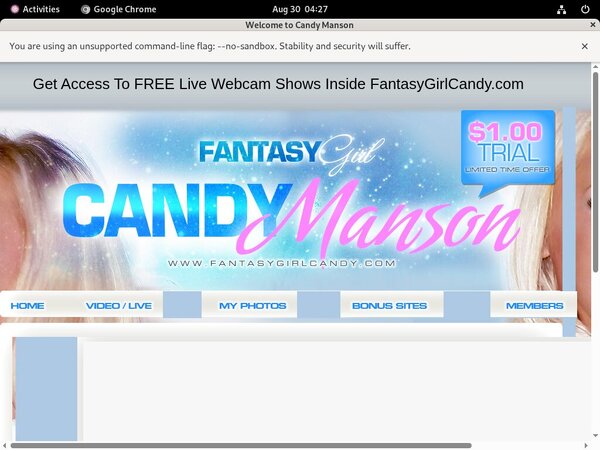 Passwords To Fantasy Girl Candy