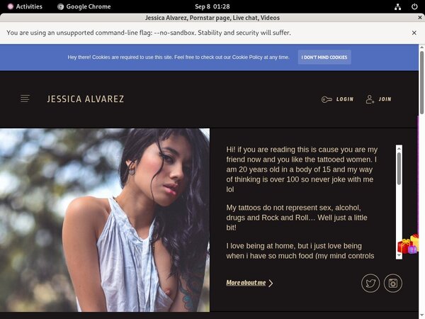 Sign Up For Jessica Alvarez