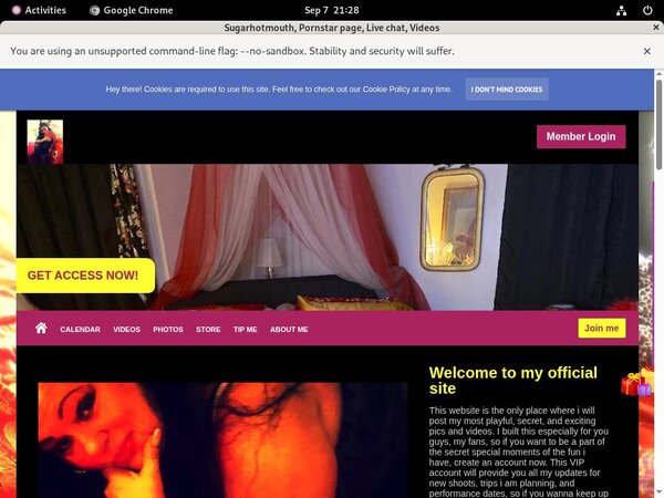 Sugarhotmouth Website Accounts