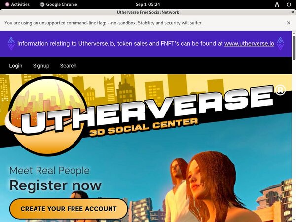 Utherverse Register Utherverse Register