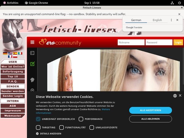 Videos De Fetisch-livesex.de