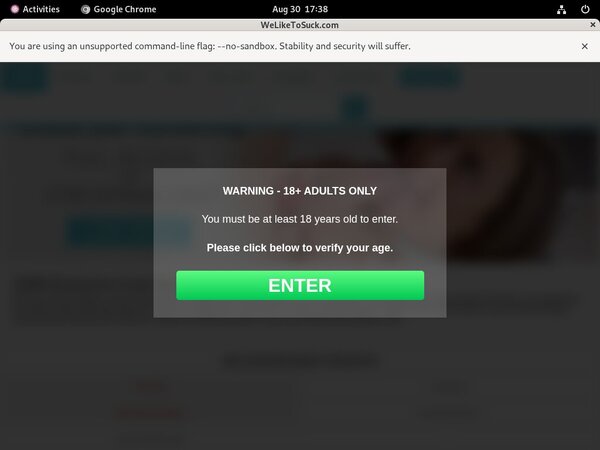 Weliketosuck.com Membership