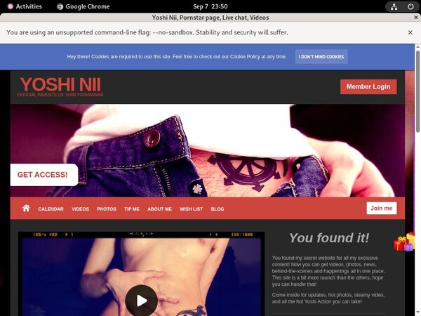 Yoshi Nii Premium Password