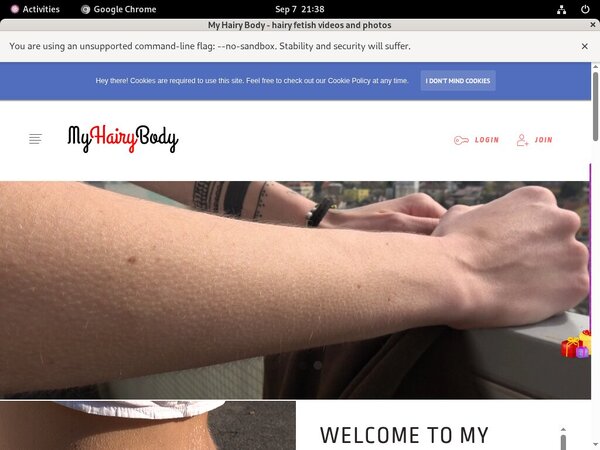 New Free My Hairy Body Account