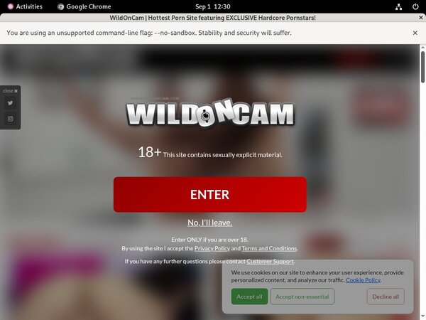 Cam On Wild Day Trial