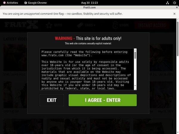 Fraternityx.com Save