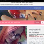 Free Ann Darcy Password Account