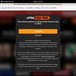 User Latina Fuck Tour